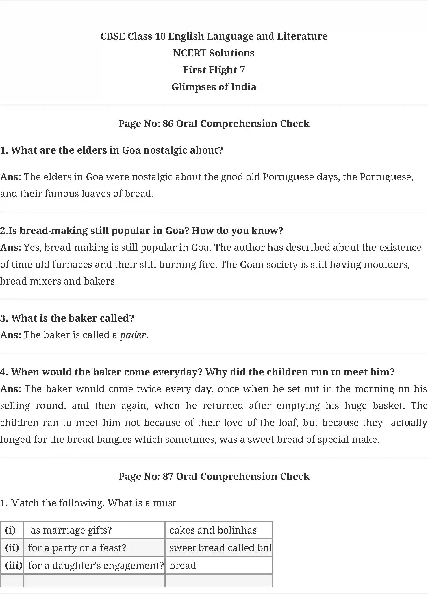 UP Board Solution 10 English 7. Glimpses of India Image 1