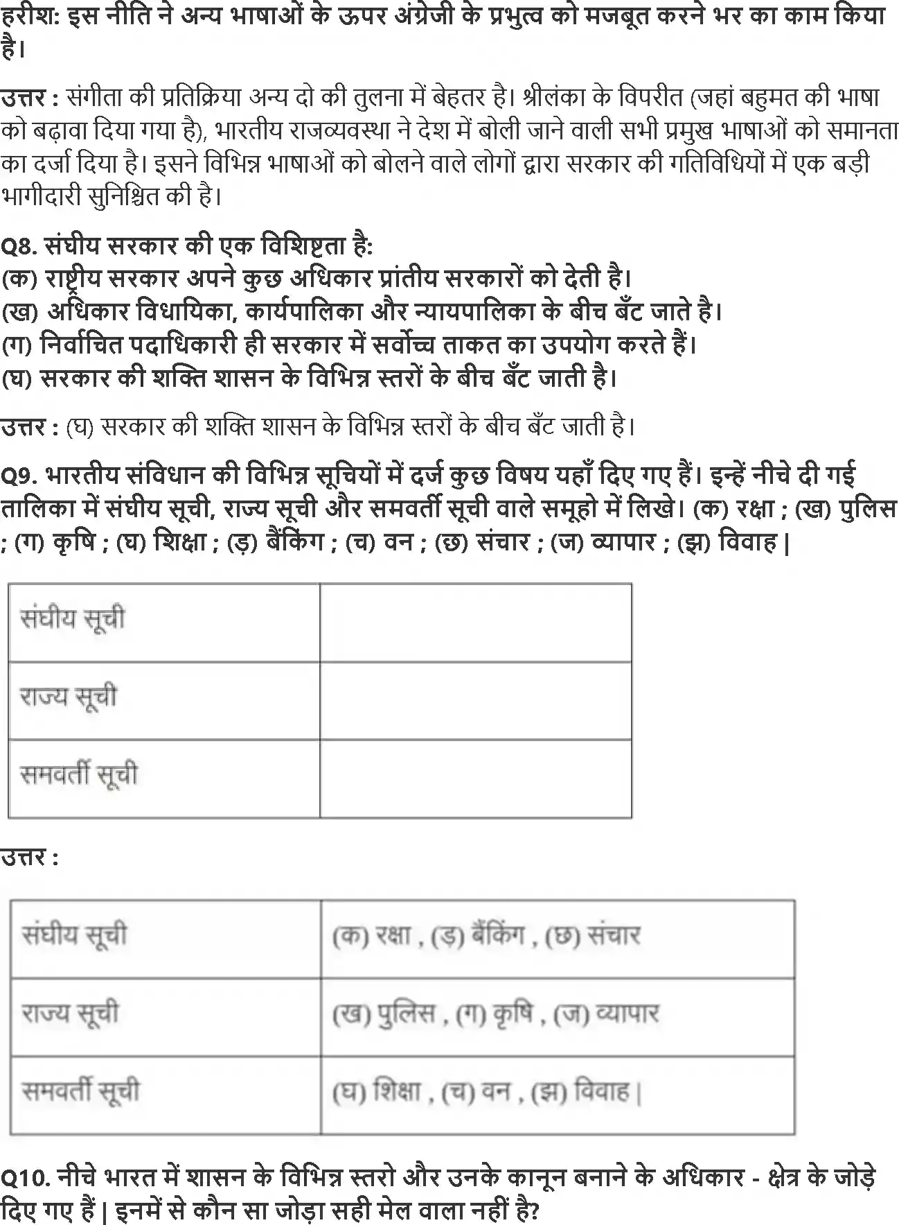 UP Board Solution 10 Social Science 2. संघवाद Image 4