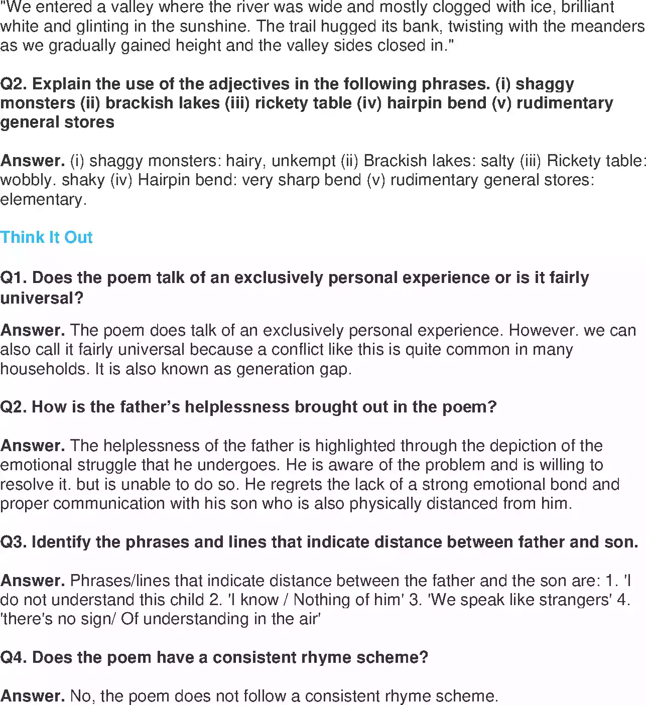 UP Board Solution 11 English 8. Silk Road Image 4