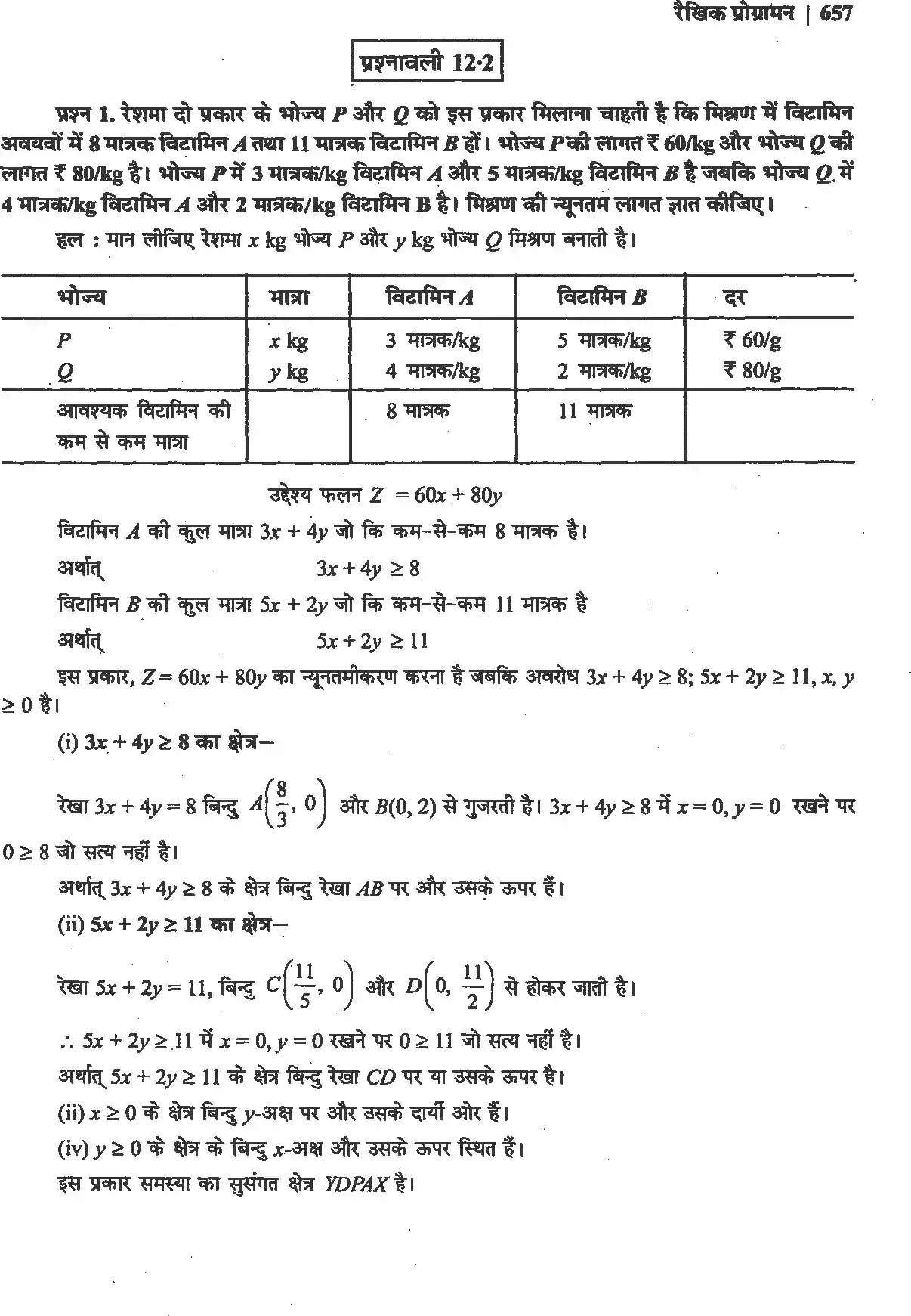 UP Board Solution 12 Maths 12. रैखिक प्रोग्रामन Image 13