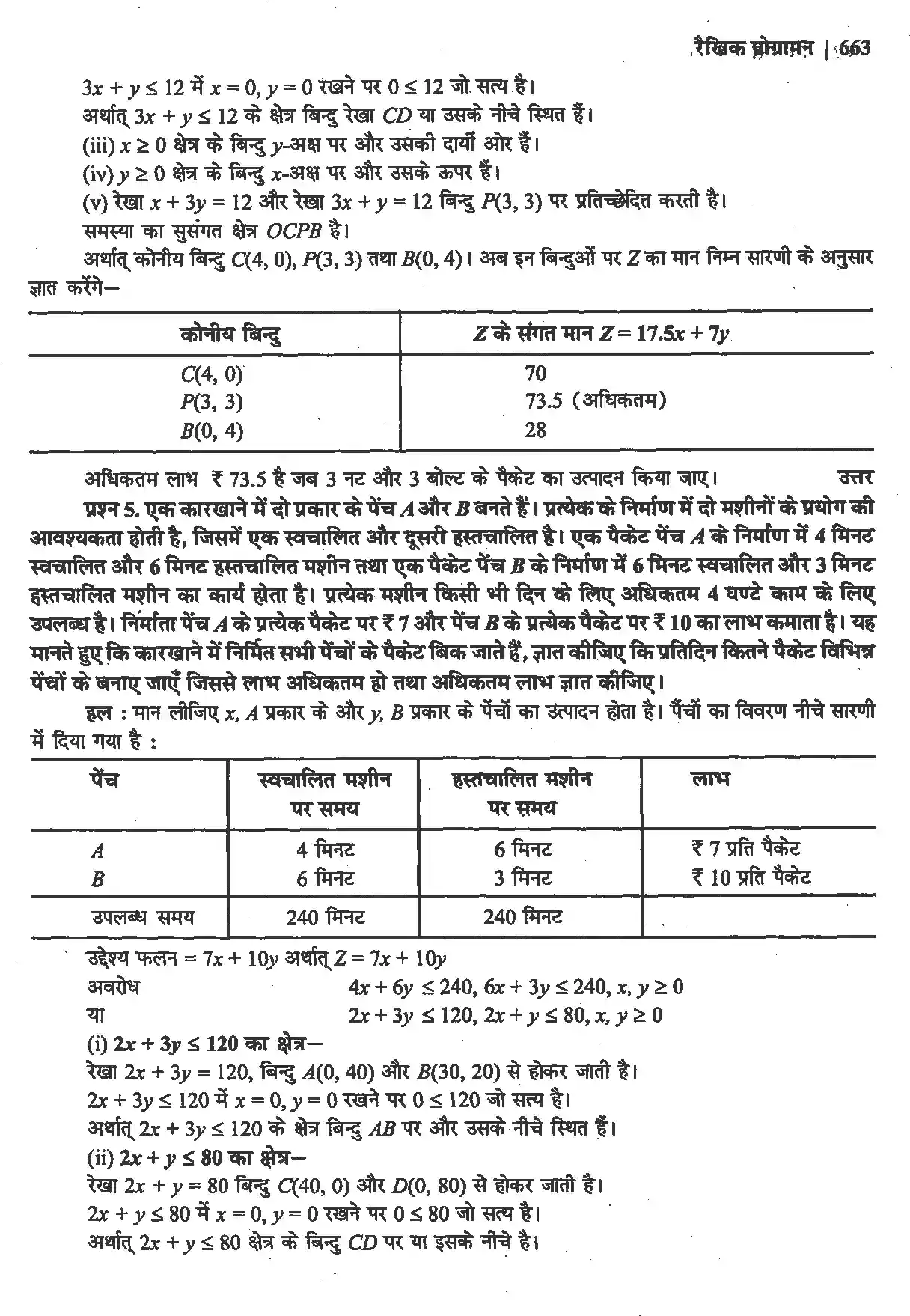 UP Board Solution 12 Maths 12. रैखिक प्रोग्रामन Image 19