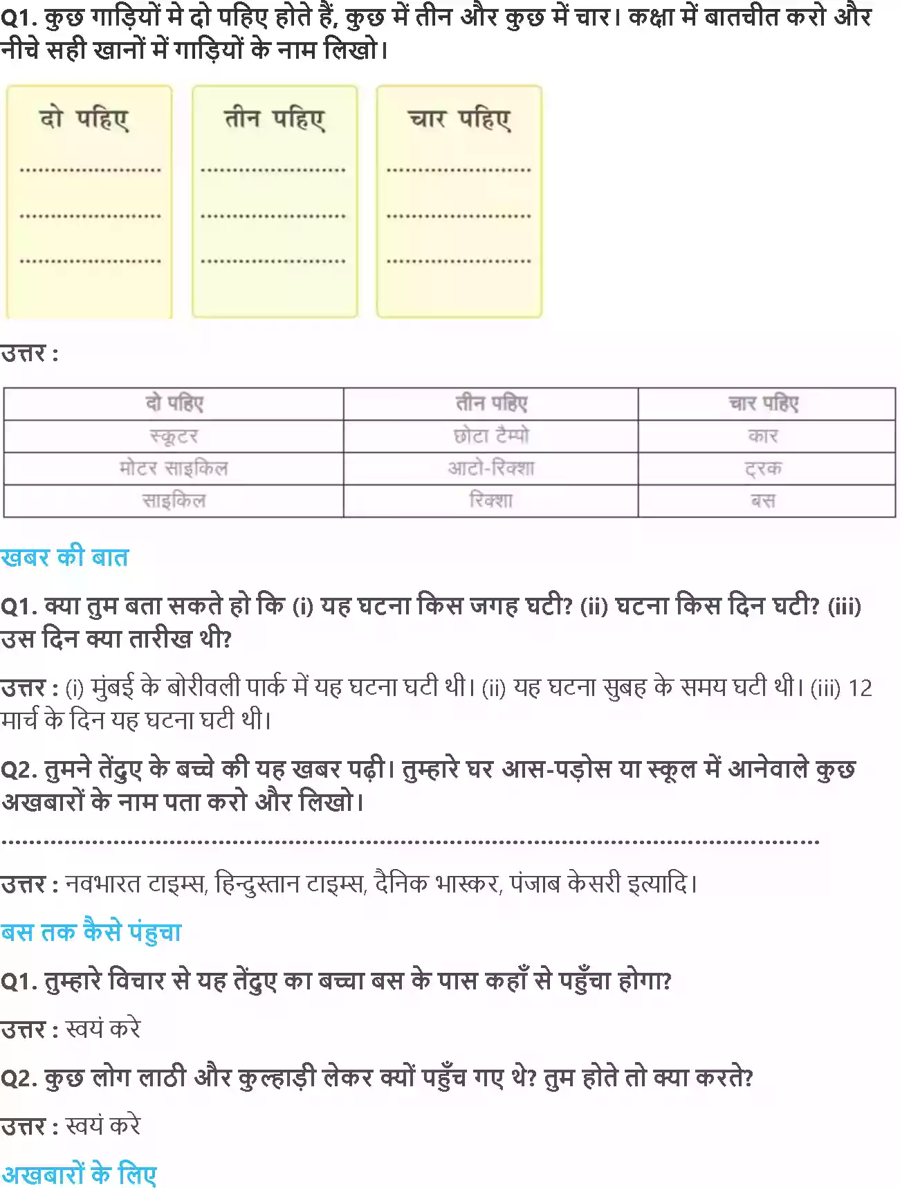 UP Board Solution 2 Hindi 12. बस के नीचे बाघ Image 4