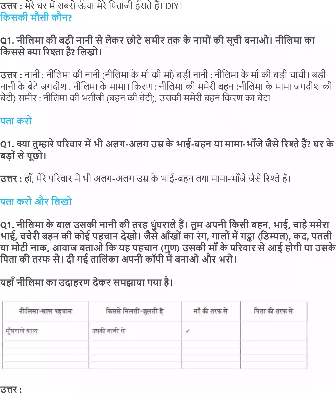 UP Board Solution 5 EVS 21. किसकी झलक किसकी छाप Image 2